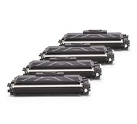 Compatible Brother TN-2010 Toner Negro XL Pack Ahorro (4 uds.)