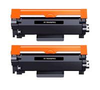 Compatible brother tn2420 / tn2410 negro pack de 2 cartuchos de toner genericos