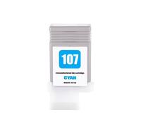 Compatible Canon 6706B001 / PFI-107C Cartucho de tinta Cian
