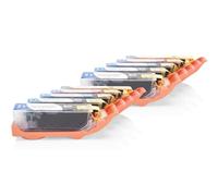 Compatible Canon CLI-521 Cartuchos de tinta Pack Ahorro (2xFBK,BK,C,M,Y) 10 uds. con chip