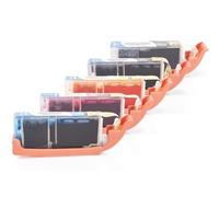 Compatible Canon CLI-551 XL /PGI-550 XL Multipack (PBK,BK,C,M,Y) 5 uds.