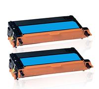 compatible Cartucho de tóner para Epson AcuLaser C2800 C2800DN C2800DTN C2800 N & # x2022; c13so51161, c13so51160, c13so51159, c13so51158 & # x2022; Epson Aculaser C3800 C3800DN C3800DTN C3800 N & # x2022; c13so51127, c13so51126, c13so51125, c13so51124 & # x2022; negro 8000 páginas, color 6000 páginas por cada & # x2022; A4 500 universal hojas de papel color blanco & # x2022; Black cian Magenta Yellow XXL Cyan / Blau 2x ( Epson C3800 )