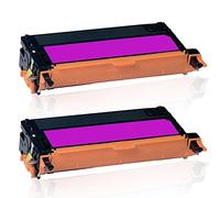 compatible Cartucho de tóner para Epson AcuLaser C2800 C2800DN C2800DTN C2800 N & # x2022; c13so51161, c13so51160, c13so51159, c13so51158 & # x2022; Epson Aculaser C3800 C3800DN C3800DTN C3800 N & # x2022; c13so51127, c13so51126, c13so51125, c13so51124 & # x2022; negro 8000 páginas, color 6000 páginas por cada & # x2022; A4 500 universal hojas de papel color blanco & # x2022; Black cian Magenta Yellow XXL Magenta / Rot 2x ( Epson C2800 )