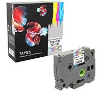 Compatible Casete TZe-131 TZ-131 negro sobre transparente 12mm x 8m cinta laminada para Brother P-Touch PT-1000 1005 1010 3600 9600 D200 D210 D210VP D450VP D600VP E100 H101C H105 H110 H300 P700 P750W