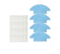 Compatible Compatible con Lefant M210 M210S M210B M213 / OKP Life K2 K3 K4 Raspador de succión de Barra de Goma Compatible con Cepillo Lateral Filtro HEPA Trapo de fregona(Army Green)