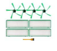 Compatible Compatible con Vorwerk Kobold VR200 VR300 Kit de reemplazo de aspiradora Cepillo de Rodillo Principal de Repuesto Paquete de Filtro Hepa de Cepillo Giratorio(Set 10)