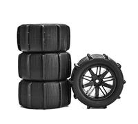 Compatible con 1/14 1/16 RC Modelo Buggy Camión De Recorrido Corto 4 Uds Neumáticos Coche para Nieve Ruedas Adaptador 12MM Accesorios Actualización Neumáticos Coche RC