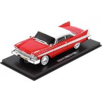 Compatible con 1958 Plymouth Fury Christine Versión Malvado Rojo/Blanco 1:43 Greenlight 86575