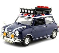 Compatible con 1961 Morris Mini Cooper con Baca Azul 1:18 Motor MAX 79741