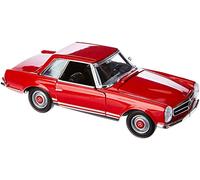 Compatible con 1963 Mercedes-Benz 230 SL (W113) Hardtop Negro 1:24 Welly 24093