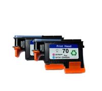 Compatible con 2 Cabezales de impresión HP70 C9405A, Magenta Claro, Cian Claro, Repuesto Designjet Z2100 Z5200 Z3100 B9180
