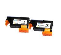 Compatible con 2 Cabezales de impresión MK/Y 72 C9384A Designjet 2300 T610 T620 T770 T790 T1100 T1120 T1200 T1300 T2300.(2PCS)