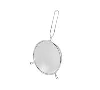 Compatible con 2 uds. De pantalla de filtro harina acero inoxidable, cuchara cocina, aperitivos doble oreja, patatas fritas, herramientas(16cm)