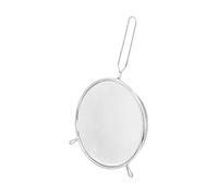 Compatible con 2 uds. De pantalla de filtro harina acero inoxidable, cuchara cocina, aperitivos doble oreja, patatas fritas, herramientas(20cm)