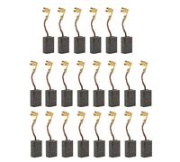 Compatible con 20 cepillos de carbón de 6x9x13,5mm for amoladora angular GA4530R GA4530 JS1000 GA5030