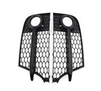 Compatible Con 2011 2012 2013 2014 Para TT Para MK2 Rejilla De Luz Antiniebla Parachoques Delantero Juego Cubierta Parrilla Malla Panal Inferior Lámpara Antiniebla Parrilla(Glossy Black)