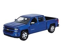 Compatible con 2017 Chevrolet Silverado 1500 LT-Z71 Crew Cab Pickup Blanco 1:24 Motor MAX 79348