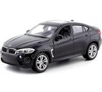 Compatible con 2018 BMW X6 M Negro 1:24 Rastar 56600