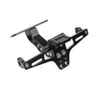 Compatible con 250r 300 400 650 1000 Z400 Z650 Z800 Z900 Z1000 SX ZX6R ZX9R ZX12R ER6N/F Soporte de matrícula Trasera(Black)