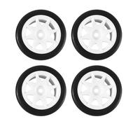 Compatible con 3Racing para Sakura para MST para TCR para Tamiya 8 Piezas Ruedas Neumáticos 58 Mm Hexagonal 12 Mm con Inserto De Esponja para Coche De Deriva RC 1/10 1/12 RC Coche NeumáTico Piezas