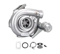 Compatible con 4 6 Cyl GT35 GT30 T3T4 T04E T3 0.73 0.5 A/r 2.5 Pulgadas V-Band Journal para Turbo Turbocompresor Turbocompresor de Gases de Escape