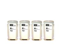 Compatible con 4 Cartuchos de Tinta HP72 C9374A Gris T770 T790 T1120PS T1120HD T1100 T1100S