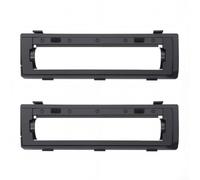 Compatible con 5C y OV42CN Cubierta de cepillo principal de aspiradora er, placa de rodillo de envoltura anti-pelo con protector de escombros, pieza de repuesto ABS para barrenderos (Negro) (2 piezas)