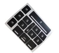 Compatible con A3 8L 1996 1997 1998 1999 2000 2001 2002 2003 Pegatinas para Embellecedores Ventanas Botones Centrales Calcomanías para Interruptores Botones Reparación N