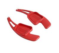 Compatible Con A3 Para S3 Para A5 2017, Paleta De Cambio De Volante De Coche, Extensión De Paleta, Accesorios De Decoración Levas de cambio del coche(Carbon Fiber Red)