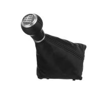 Compatible con A4 S4 8K A5 8T Q5 8R para S-Line 2007 2008 2009 2010 2011 2012 2013 2014 2015 Adaptador De Palanca De Cambios Manual De 6 Velocidades para Coche Cambio Palanca Perilla(Black)