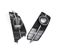 Compatible Con A6 C7 A6L 2015-2018 2x Parachoques Delantero Luz Antiniebla Rejilla Lámparas Antiniebla Cubierta De Máscara 4G0807681AG, 4G0807682AG Accesorios coche