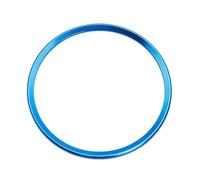 Compatible Con A6 S6 RS6 C7 4G 2011-2016 2017 2018 Para A7 S7 RS7 C7 A8 S8 Decoración Del Volante Del Coche, Embellecedor De Anillo, Pegatina Interior Piezas interior(Azul)