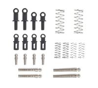 Compatible con A86 LD1801 LD1802 LD1803 LD1804 A01 A02 Ampliar Amortiguador de Choque Frontal y Trasero de Ajuste Universal para 1 18 RC Accesorios de Piezas de actualización de automóvil