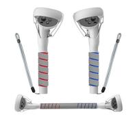 Compatible con accesorios de agarre para el controlador Oculus Quest 2 VR Gorilla Tag, empuñaduras de brazos largos para Meta Beat Saber