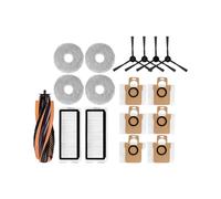 Compatible con Accesorios de Aspiradora Robot para JONR P20 PRO T5 Pro, Cepillo Lateral Principal, Filtro HEPA, Paño de Mopa, Bolsa de Polvo de