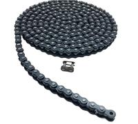 Compatible Con Accesorios De Maquinaria Industrial - 1 Pieza 04B-1 Cadena De Rodillos De Acero Al Carbono Y Conector De Cadena, Paso De 6 Mm, Unión De Hebilla Media/completa(Roller Chain 5M)