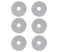 Compatible con accesorios for aspiradora robot Dreame L10s Ultra, juego 5 en 1 con cepillo giratorio, filtro, bolsas, mopa y cepillo lateral.(6 X Mop cloth)