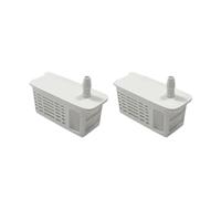 Compatible con accesorios for aspiradoras robot Ecovacs Deebot X2 Omni/ X2 Pro, bolsa for polvo, filtro HEPA, cepillo principal, soporte for mopa, piezas for cubo de basura(Light Grey)