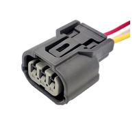 Compatible Con Acura Para Civic Conector Bobina Encendido Faros Delanteros 3 Pines Reemplazo Ensamblaje Eléctrico Impermeable 6189-0968 6918-1833 Conector Encendido