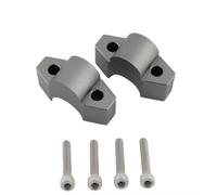 Compatible Con ADV 160/150 2017-2026 Abrazadera elevadora manillar | Adaptador Extensible Abrazadera Elevación Barra Manillar Elevador Motocicleta(Titanium Type A)