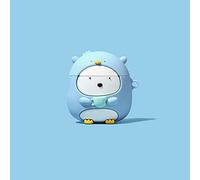 Compatible con Airpods, Silicona 3D Animal Lindo Pingüino Pollo Pato Reno Piggy Fun Cartoon Character Airpod Cover (AirPods 1,2, Pingüino)