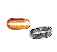Compatible Con Alfa Para Romeo 147 2000 2001 2002 2003 2004 Luces Indicadoras De Giro Marcador Lateral Tráfico Piezas Automóvil Marcador Lateral De Coche(For Dynamic Crystal)