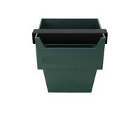 Compatible con AliKisscafe Coffee Knock Box Grind Ground Container Dump Waste Bin Bar Cafe 51 mm 54 58 mm Barista Tool Accesorio de la máquina de espresso(1.5L Green)