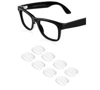Compatible con almohadillas de nariz Ray-Ban Meta Wayfarer para gafas, 8 pares de almohadillas de silicona suave antideslizantes de repuesto para la nariz