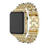 Compatible con Apple Watch Correa de Meta 42mm, Deportiva Pulsera de Acero Inoxidable Brazalete de Repuesto Correas Compatible con iWatch Ultra 1 2 49mm 45mm 44mm 42mm Serie SE 9 8 7 6 5 4 3 2 1