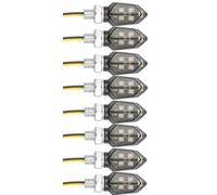 Compatible con APRILIA Para Shiver 750 Para RS660 Para RS125 Para RSV4 Para RSV4R Luz intermitente de freno trasero de motocicleta de 12 V Luz de señal de parada Intermitentes Moto(8Pcs)