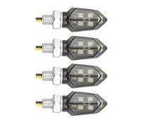 Compatible con APRILIA Para Shiver 750 Para RS660 Para RS125 Para RSV4 Para RSV4R Luz intermitente de freno trasero de motocicleta de 12 V Luz de señal de parada Intermitentes Moto(4 Pcs)