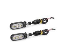Compatible con APRILIA Para Shiver 750 Para RS660 Para RS125 Para RSV4 Para RSV4R Luz intermitente de freno trasero de motocicleta Lámpara de señal de parada Intermitentes Moto(Clear,2pcs)