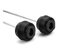 Compatible Con Aprilia RS457 2024 2025 Para RSV4 Para Factory 1100 2009-2025 Motocicleta Eje Delantero Trasero Deslizadores Anticaída Protección Deslizador Marco Anticaídas(Black,Front rear)