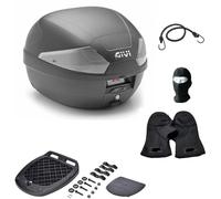 Compatible con Aprilia SR 125 Motard Top Case B29NT2 GIVI B29 Tech 29 litros Top Case para Moto Scooter Incluye Placa Y Kit Universal con PORTAEQUIPAJES Trasero